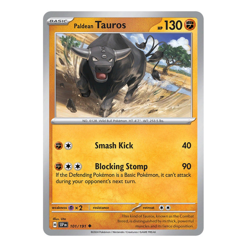 Pokémon Tcg: Surging Sparks - 101/191 - Paldean Tauros