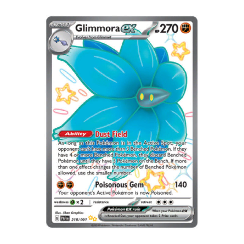 Paldean Fates - 218/091 - Glimmora Ex (shiny)