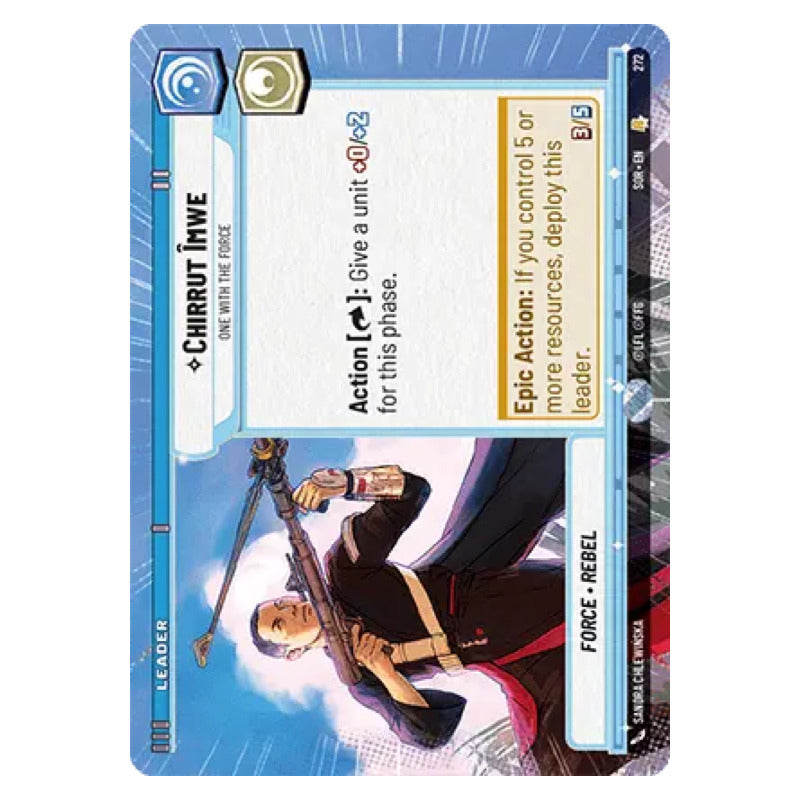 Star Wars Tcg: Sor - 272 - Chirrut Îmwe [hyperspace]