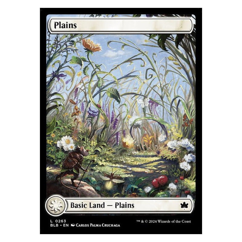 Mtg: Bloomburrow - 263 - Plains [foil]