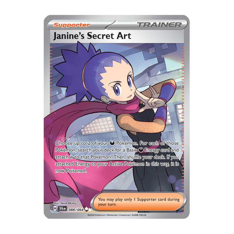 Pokémon Tcg: Shrouded Fab - 088/064 - Janine's Secret Art