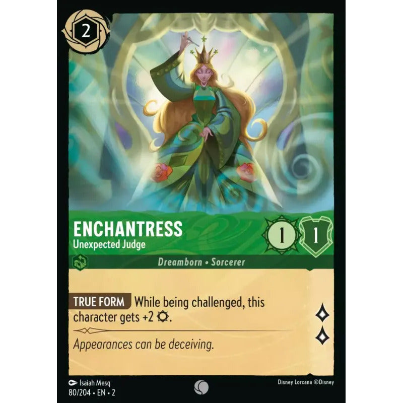 Lorcana: Rotf - 080/216 - Enchantress - Unexpected Ju [foil]