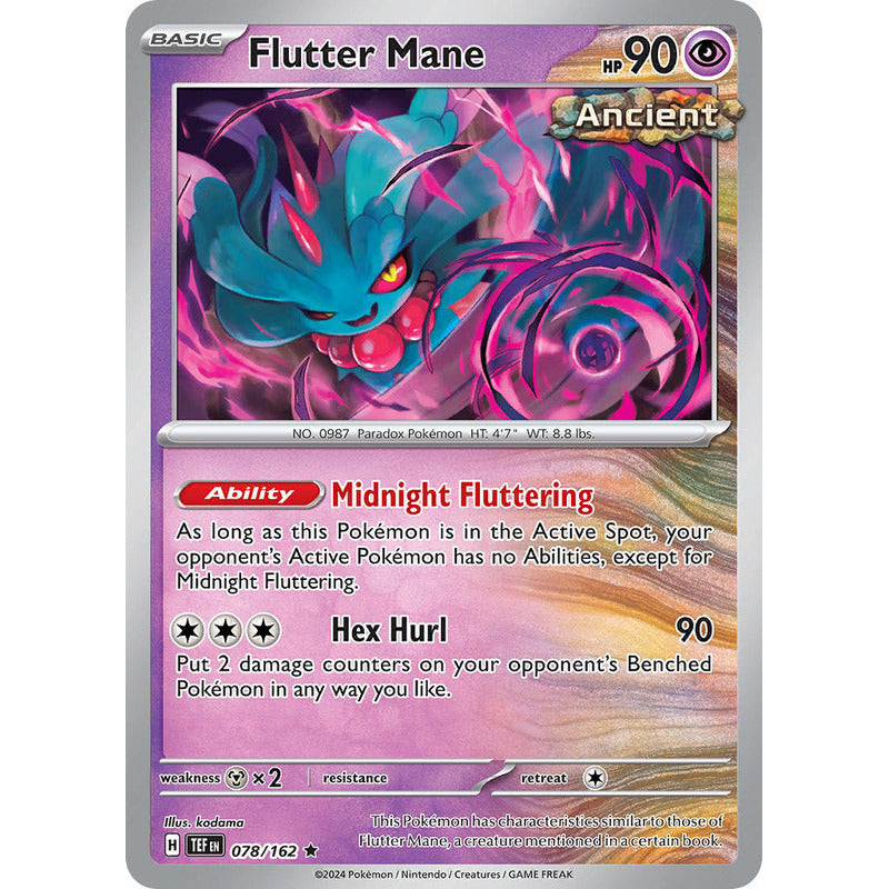 Temporal Forces - 078/162 - Flutter Mane (reverse)