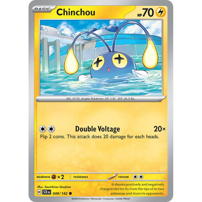 Pokémon Tcg: Stellar Crown - 048/142 - Chinchou