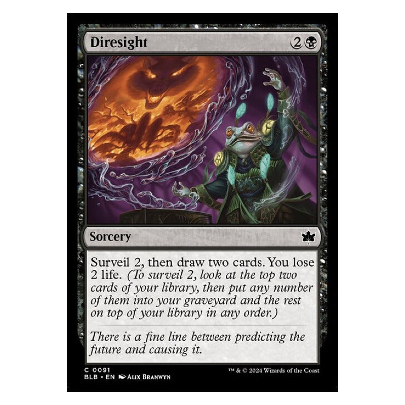 Mtg: Bloomburrow - 091 - Diresight [foil]