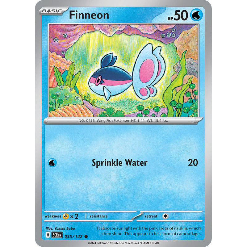 Pokémon Tcg: Stellar Crown - 035/142 - Finneon