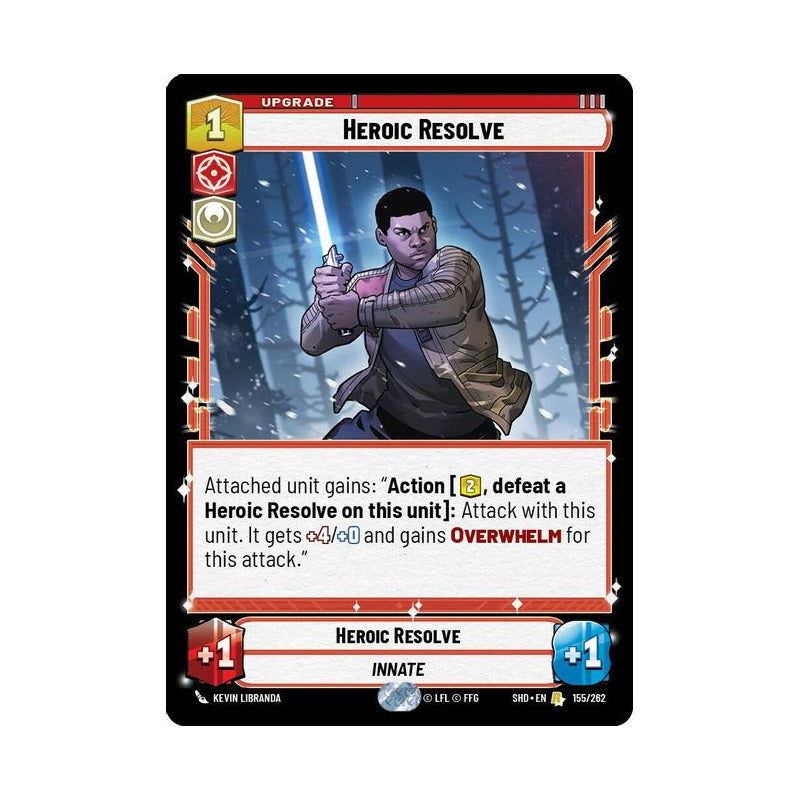 Star Wars Tcg: Sotg - 155/262 - Heroic Resolve (r) [foil]