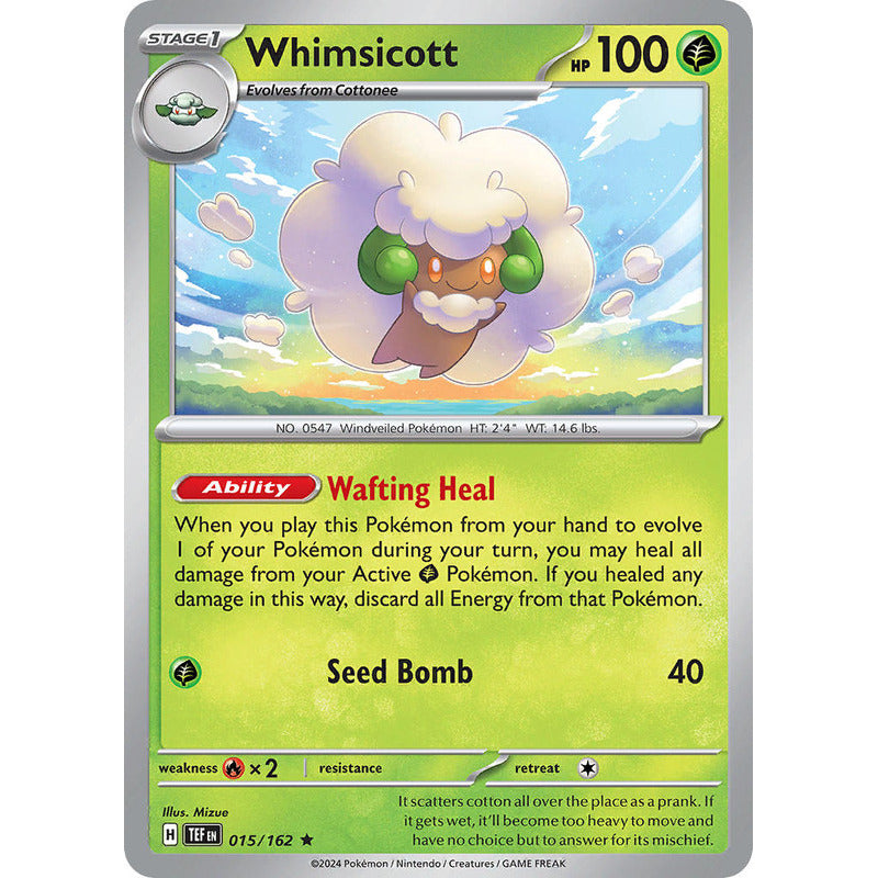 Temporal Forces - 015/162 - Whimsicott (holo)