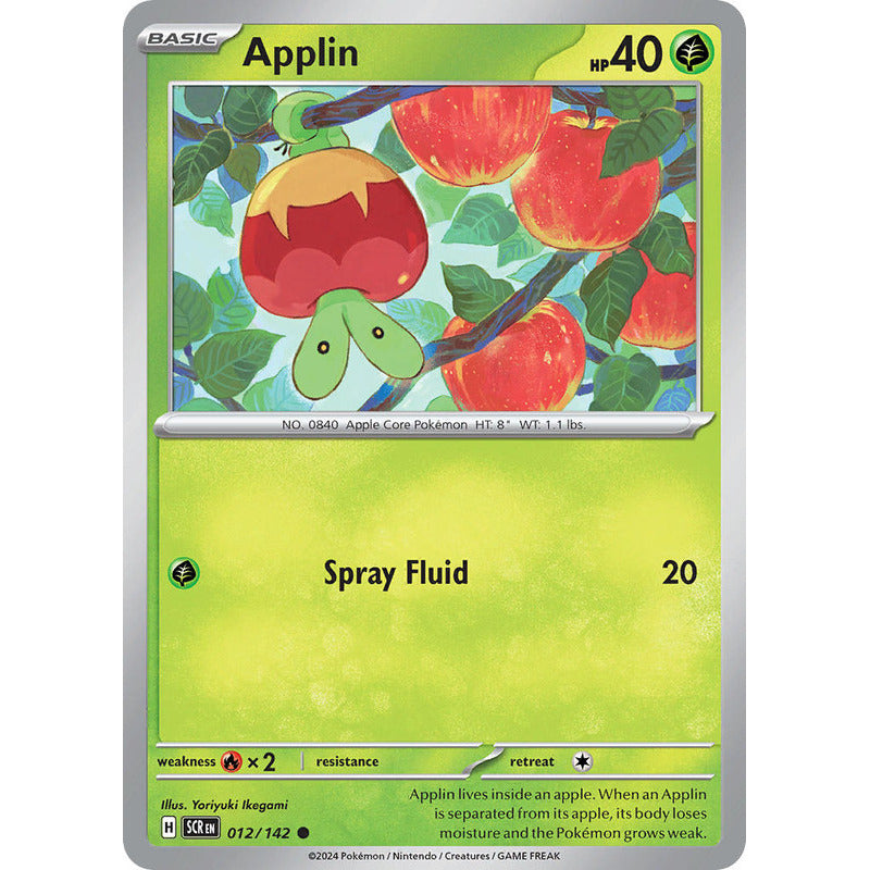 Pokémon Tcg: Stellar Crown - 012/142 - Applin