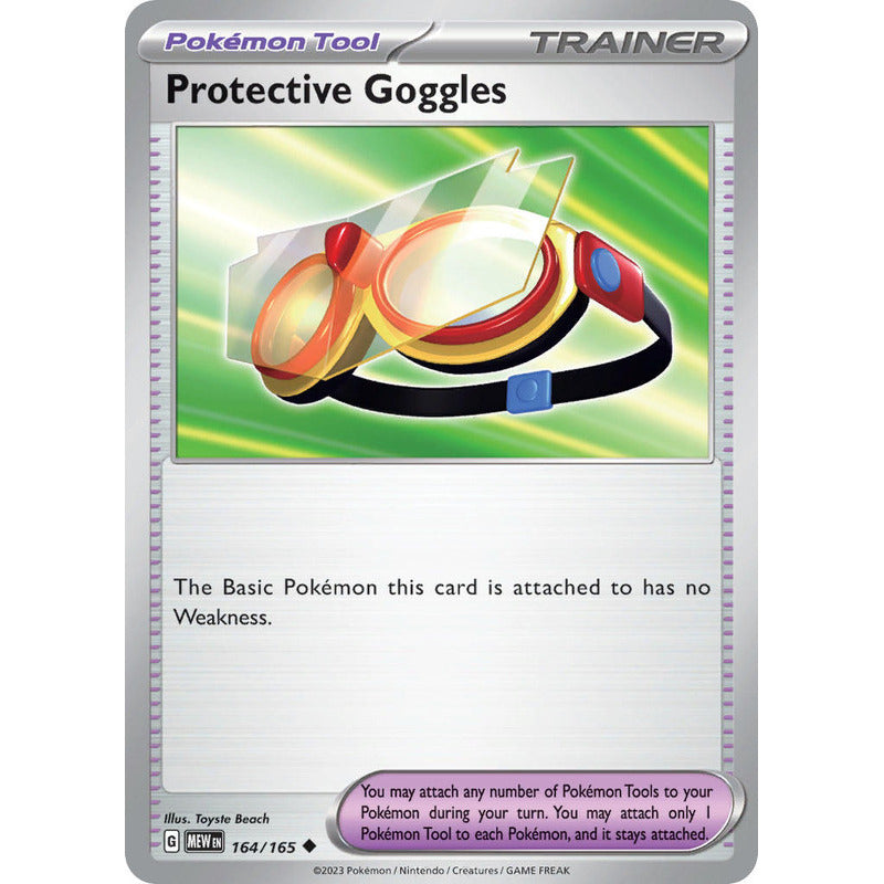 Pokémon Tcg: 151 - 164/165 - Protective Goggles