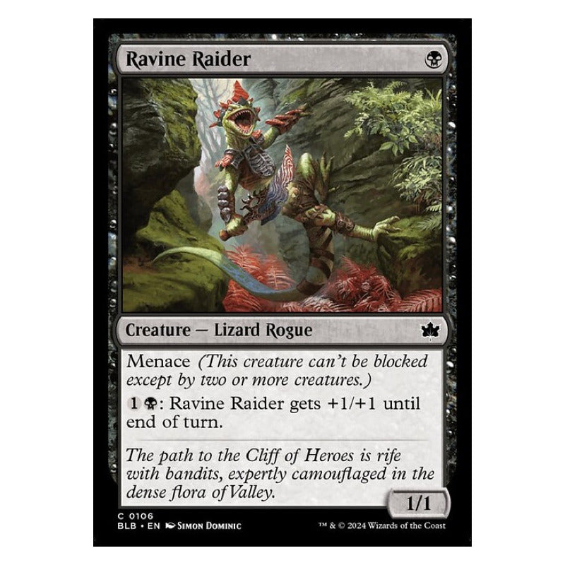 Mtg: Bloomburrow - 106 - Ravine Raider [foil]