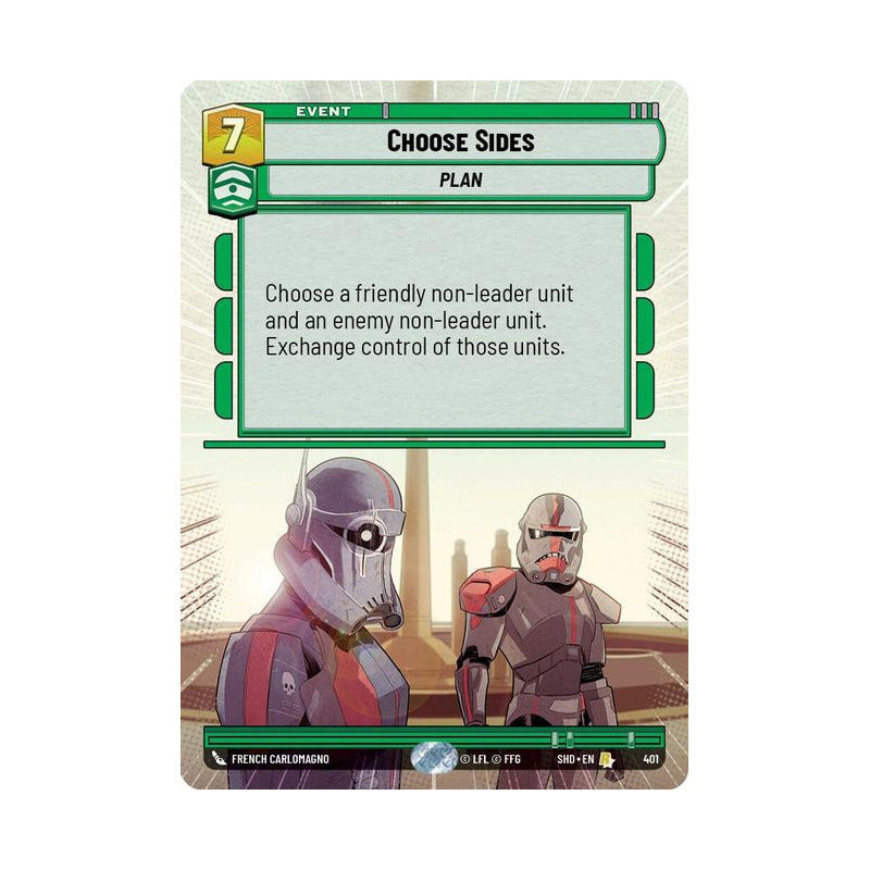 Star Wars Tcg: Sotg - 401 - Choose Sides (r) [hyperspace]