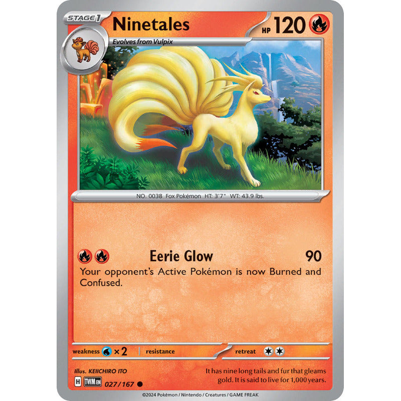 Pokémon Tcg: Twilight Masq - 027/167 - Ninetales