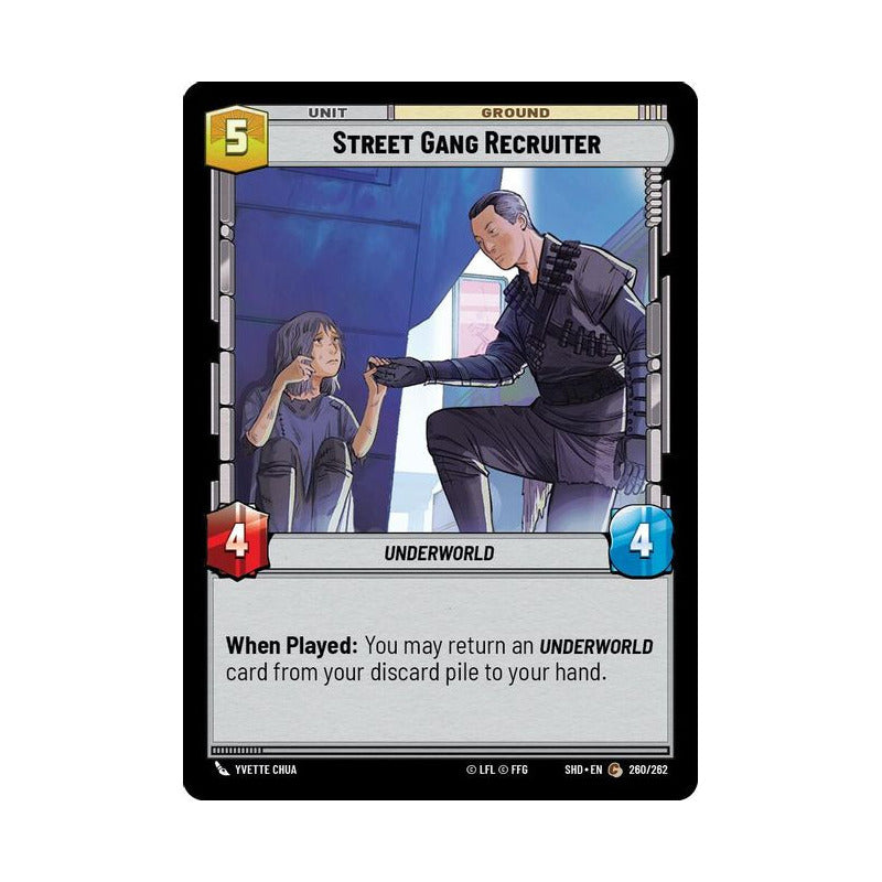 Star Wars Tcg: Sotg - 260/262 - Street Gang Recruiter [foil]