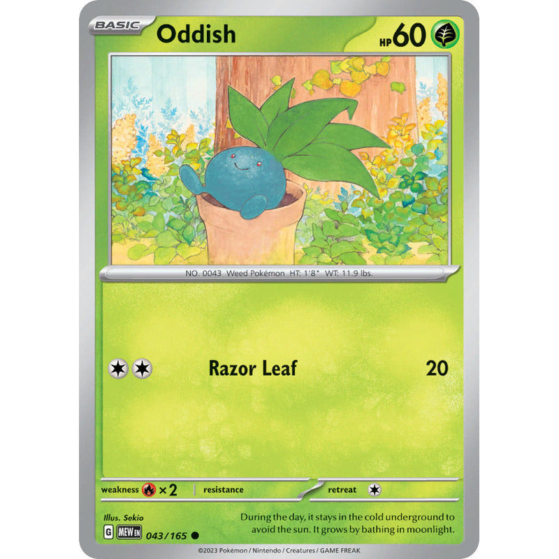 Pokémon Tcg: 151 - 043/165 - Oddish