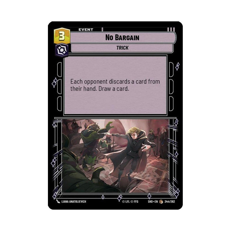 Star Wars Tcg: Sotg - 244/262 - No Bargain [foil]