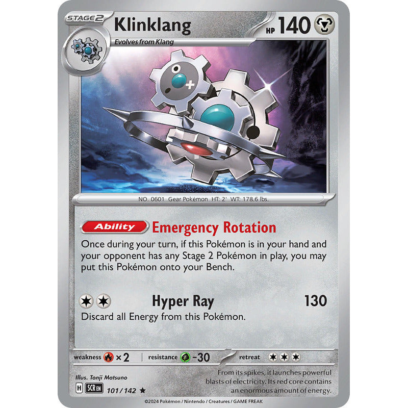 Pokémon Tcg: Stellar Crown - 101/142 - Klinklang (holo)