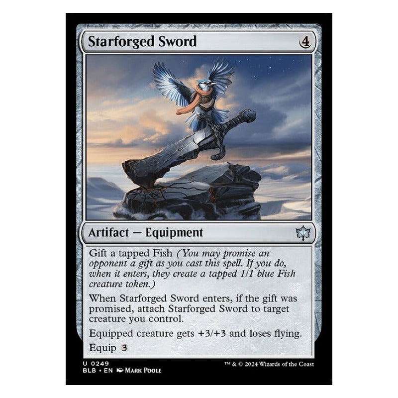 Mtg: Bloomburrow - 249 - Starforged Sword [foil]