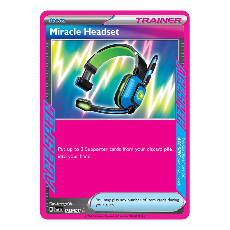 Pokémon Tcg: Surging Sparks - 183/191 - Miracle Headset