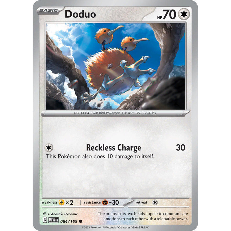 Pokémon Tcg: 151 - 084/165 - Doduo