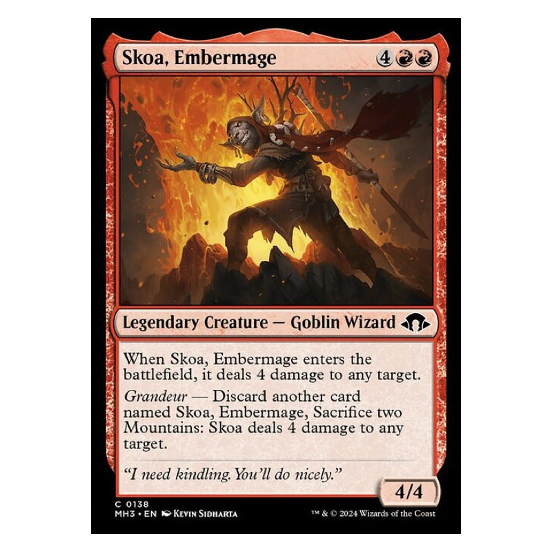 Mtg: Mh3 - 138 - Skoa, Embermage [foil]