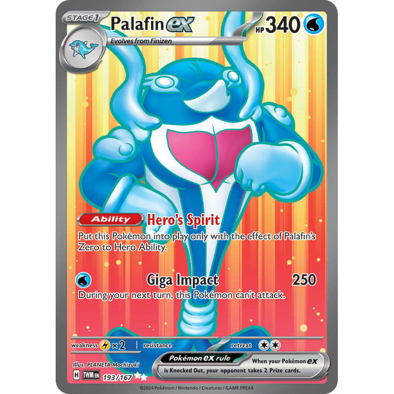 Pokémon Tcg: Twilight Masq - 193/167 - Palafin Ex