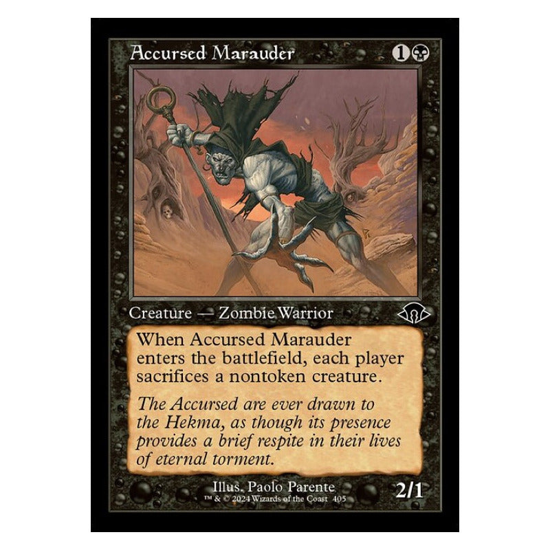 Mtg: Mh3 - 405 - Accursed Marauder [retro Foil]