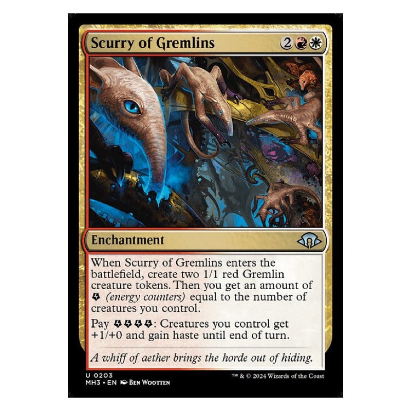 Mtg: Mh3 - 203 - Scurry Of Gremlins [foil]