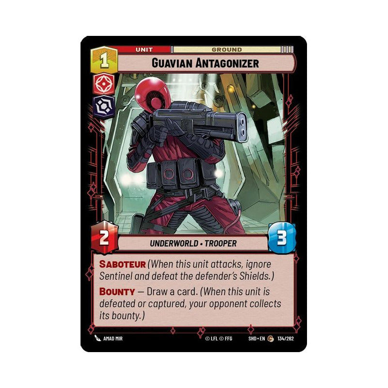 Star Wars Tcg: Sotg - 134/262 - Guavian Antagonizer [foil]