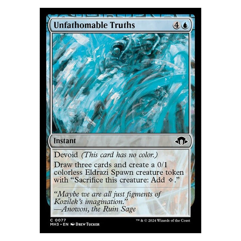 Mtg: Mh3 - 077 - Unfathomable Truths [foil]