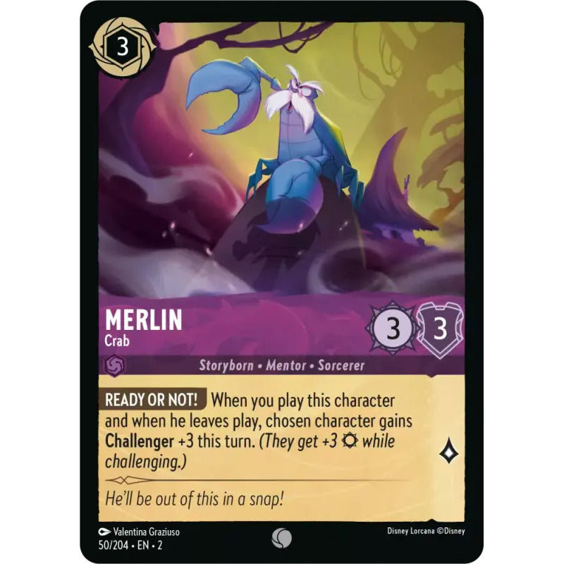 Lorcana: Rotf - 050/216 - Merlin - Crab [foil]