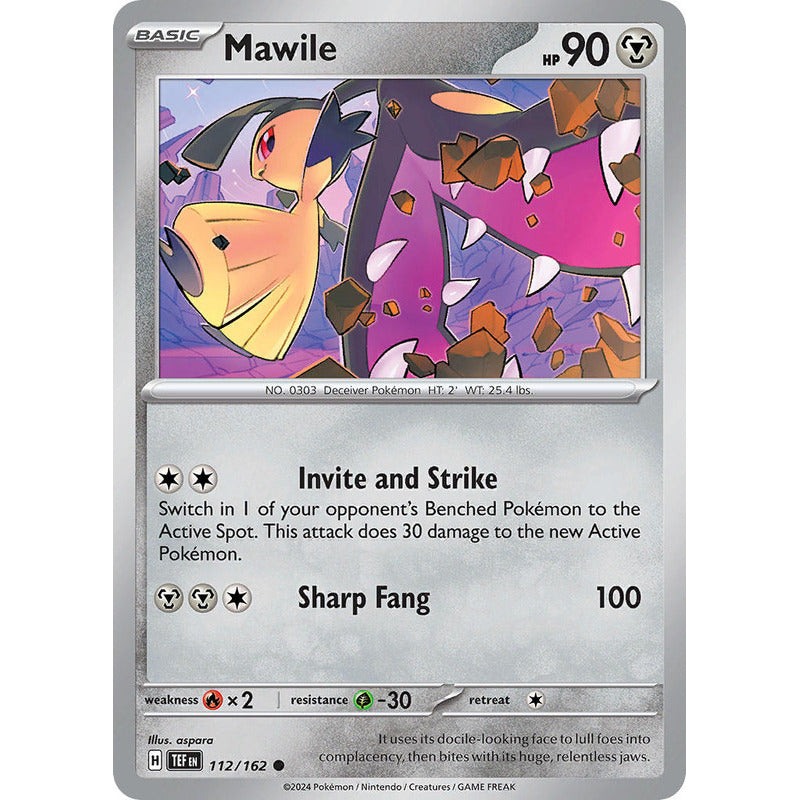 Temporal Forces - 112/162 - Mawile (reverse)