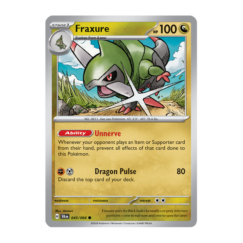 Pokémon Tcg: Shrouded Fab - 045/064 - Fraxure