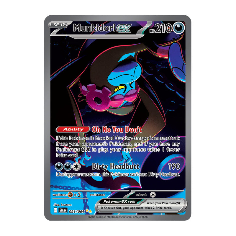 Pokémon Tcg: Shrouded Fab - 091/064 - Munkidori Ex