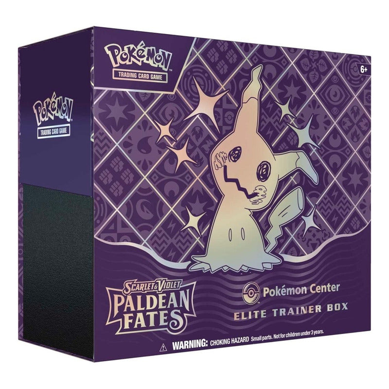 Paldean Fates - Etb - Pokemon Center - Elite Trainer Box Tcg