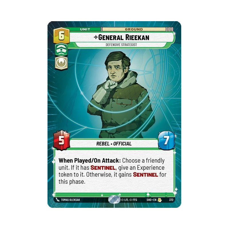 Star Wars Tcg: Sotg - 372 - General Rieekan (r) [hyperspace]