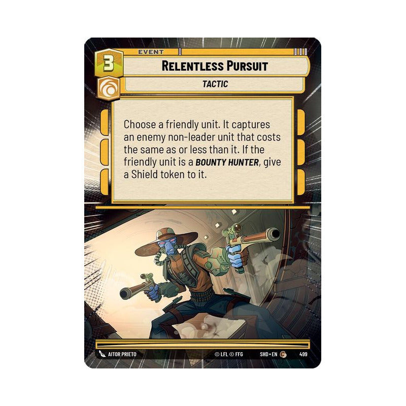 Star Wars Tcg: Sotg - 499 - Relentless Pursuit [hyperspace]