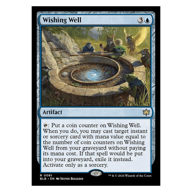 Mtg: Bloomburrow - 081 - Wishing Well [foil]