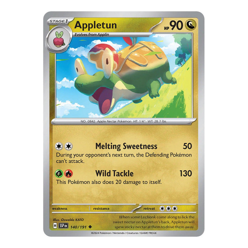 Pokémon Tcg: Surging Sparks - 140/191 - Appletun [reverse]