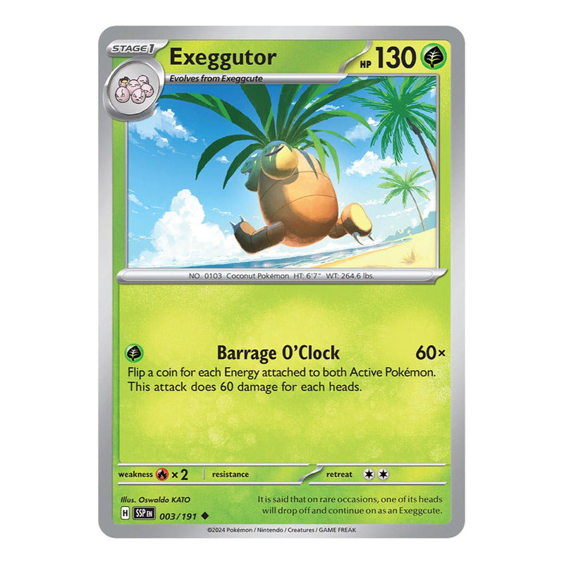 Pokémon Tcg: Surging Sparks - 003/191 - Exeggutor