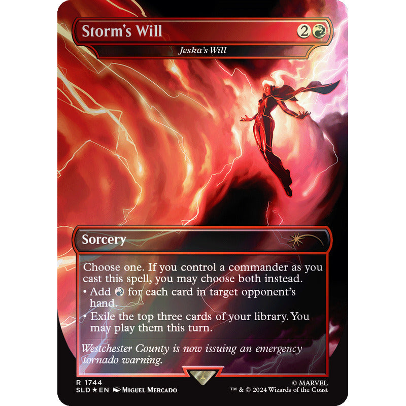 Mtg: Secret Lair Marvel - Storm [foil]