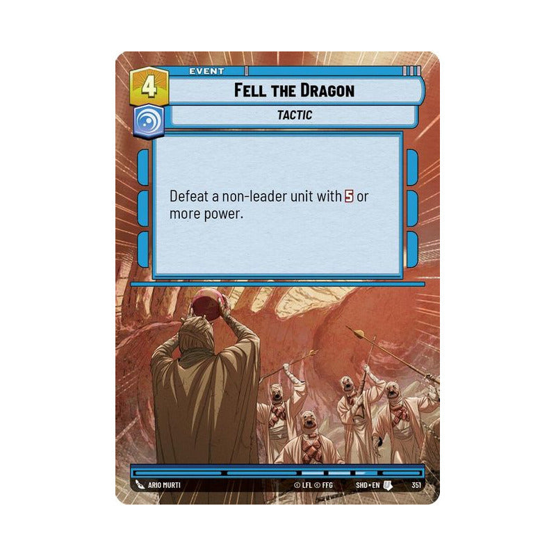 Star Wars Tcg: Sotg - 351 - Fell The Dragon [hyperspace]