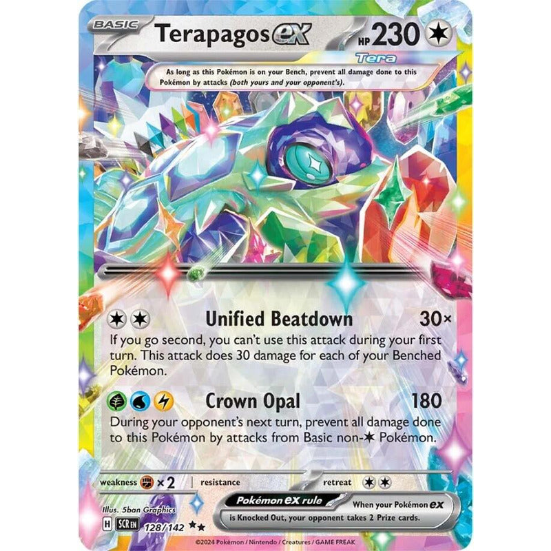 Pokémon Tcg: Stellar Crown - 128/142 - Terapagos Ex