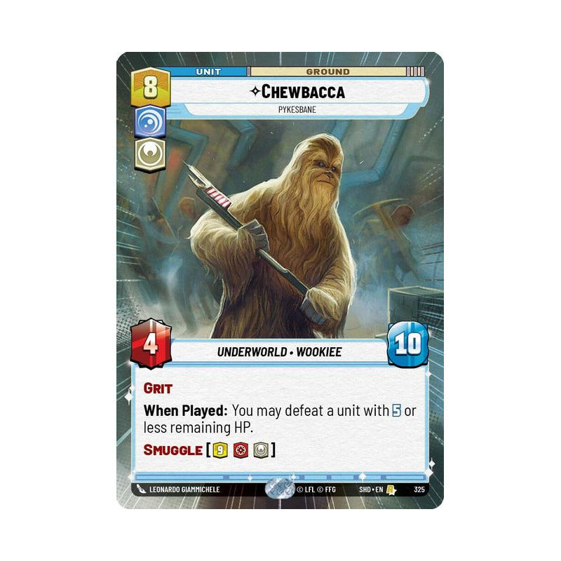 Star Wars Tcg: Sotg - 325 - Chewbacca - Pyk (r) [hyperspace]