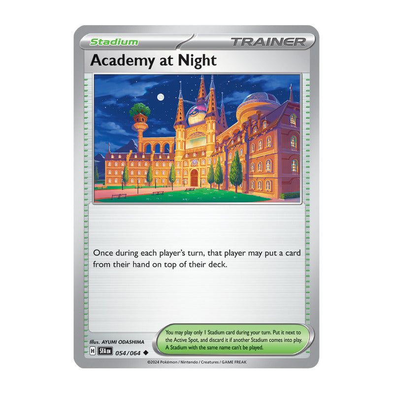 Pokémon Tcg: Shrouded Fab - 054/064 - Academy At Night