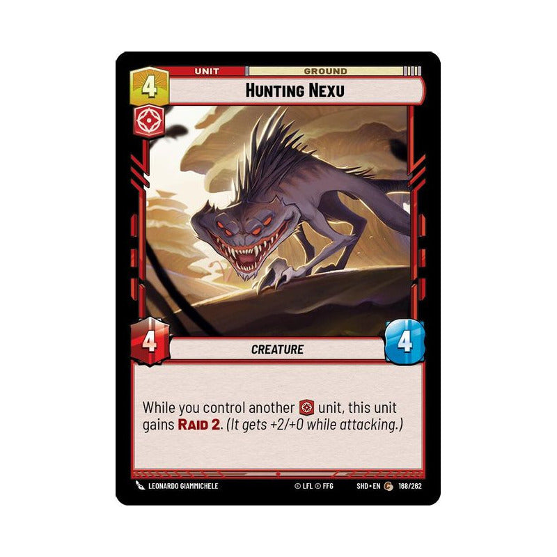 Star Wars Tcg: Sotg - 168/262 - Hunting Nexu [foil]