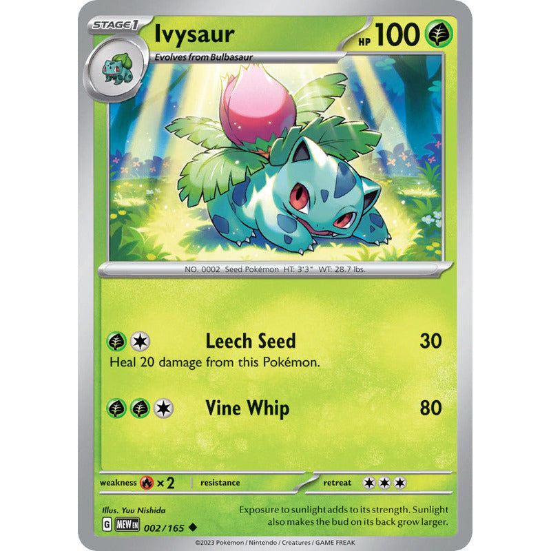 Pokémon Tcg: 151 - 002/165 - Ivysaur