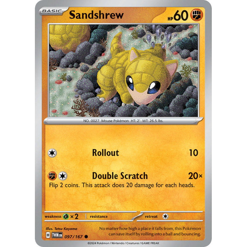 Pokémon Tcg: Twilight Masq - 097/167 - Sandshrew