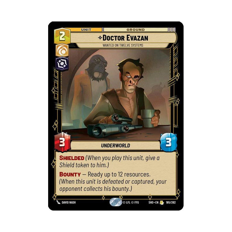 Star Wars Tcg: Sotg - 185/262 - Doctor Evazan (r) [foil]