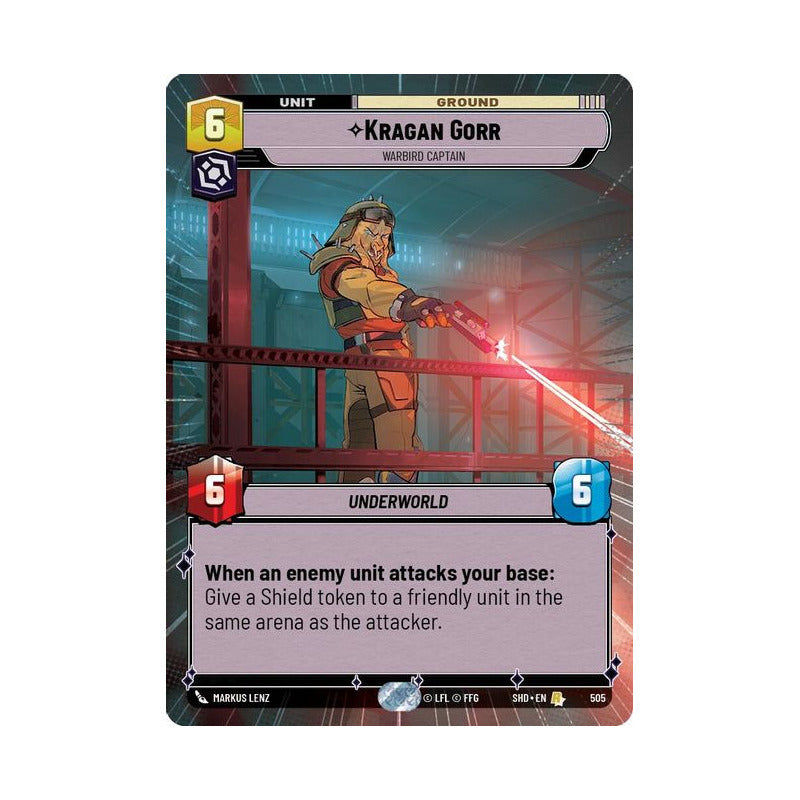 Star Wars Tcg: Sotg - 505 - Kragan Gorr - W (r) [hyperspace]